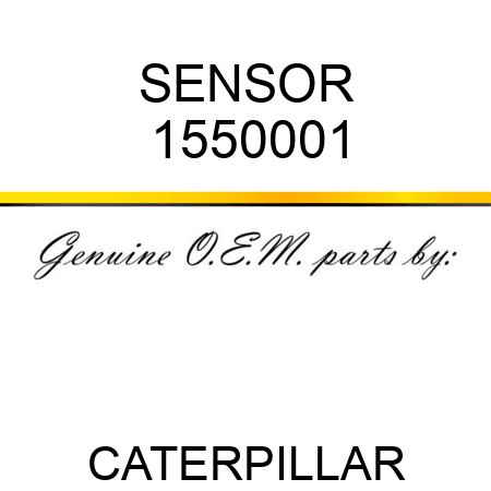 SENSOR 1550001