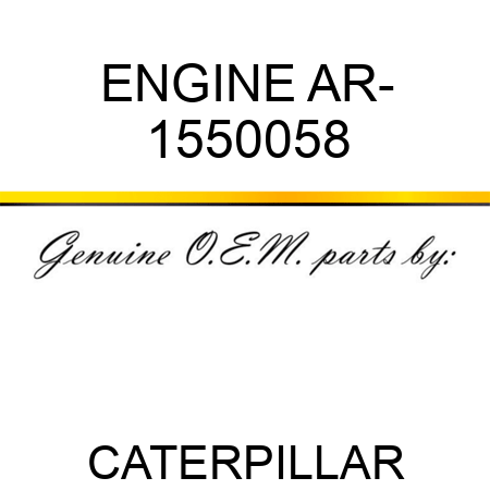 ENGINE AR- 1550058