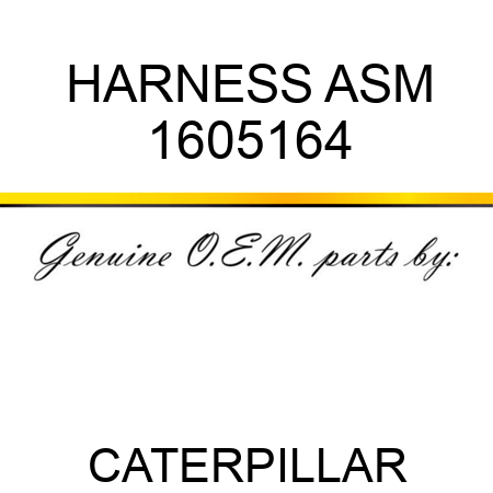 HARNESS ASM 1605164