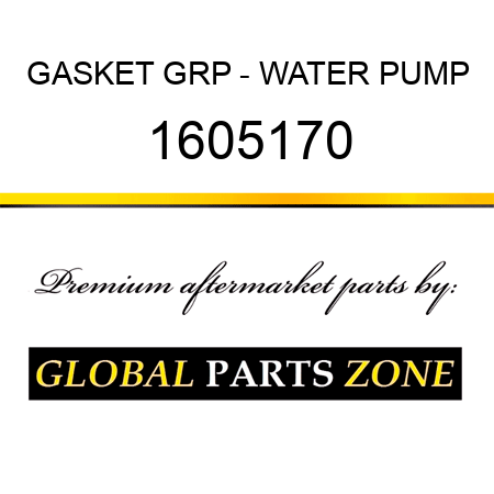 GASKET GRP - WATER PUMP 1605170