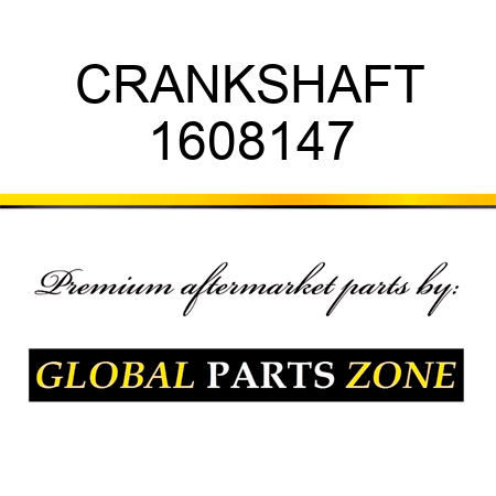 CRANKSHAFT 1608147