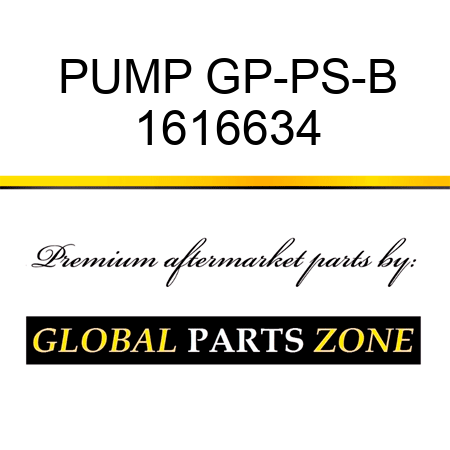 PUMP GP-PS-B 1616634