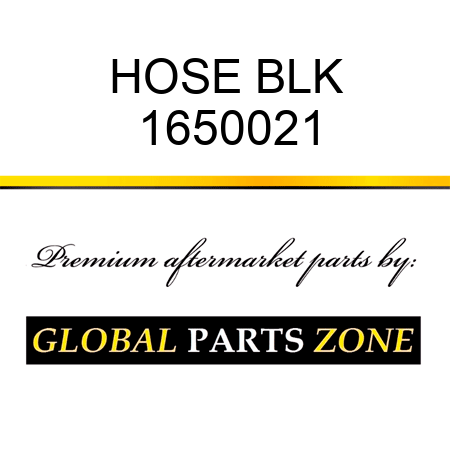 HOSE BLK 1650021