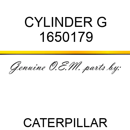 CYLINDER G 1650179