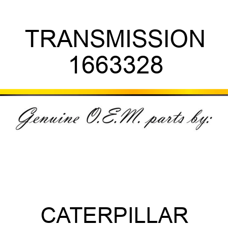TRANSMISSION 1663328