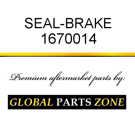 SEAL-BRAKE 1670014