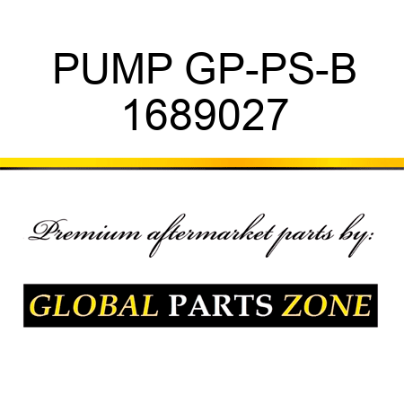 PUMP GP-PS-B 1689027