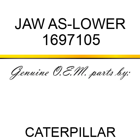 JAW AS-LOWER 1697105