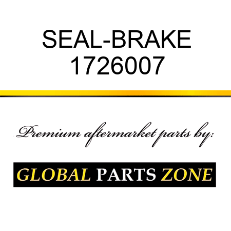 SEAL-BRAKE 1726007