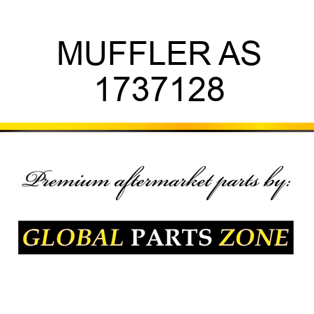 MUFFLER AS 1737128