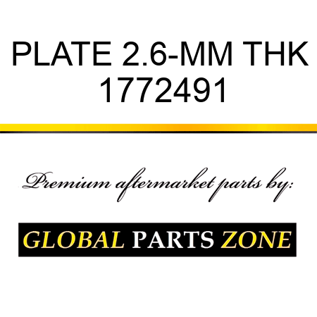 PLATE 2.6-MM THK 1772491