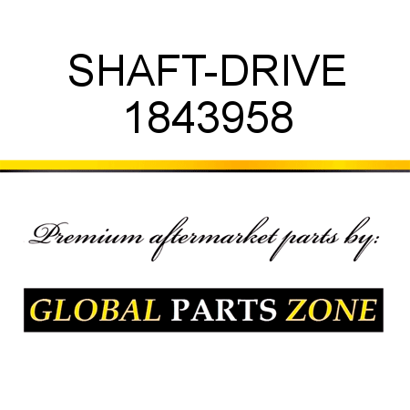 SHAFT-DRIVE 1843958