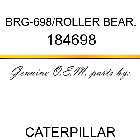 BRG-698/ROLLER BEAR. 184698