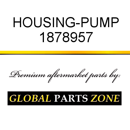 HOUSING-PUMP 1878957