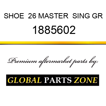 SHOE  26 MASTER  SING GR 1885602