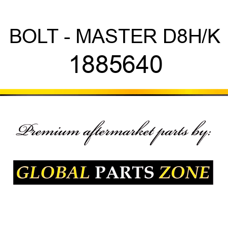 BOLT - MASTER D8H/K 1885640