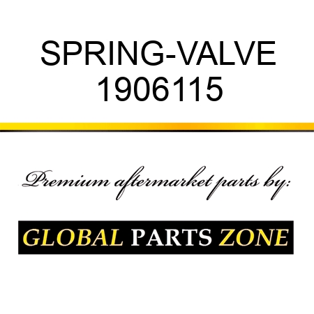 SPRING-VALVE 1906115