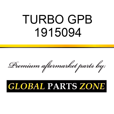 TURBO GPB 1915094