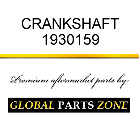 CRANKSHAFT 1930159