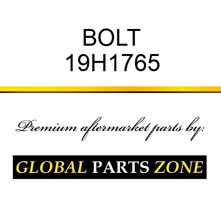 BOLT 19H1765