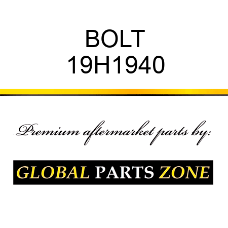 BOLT 19H1940