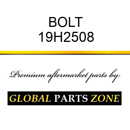 BOLT 19H2508