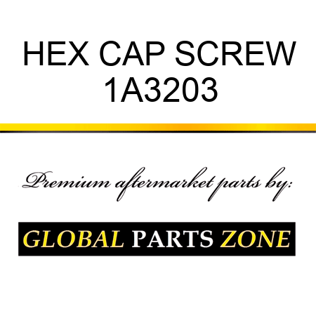 HEX CAP SCREW 1A3203