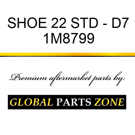 SHOE 22 STD - D7 1M8799