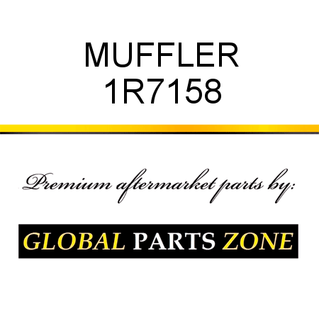 MUFFLER 1R7158