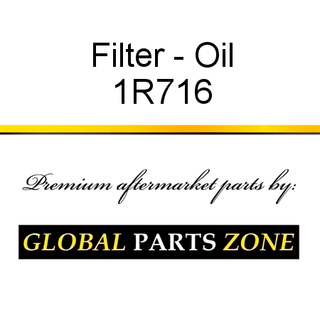 Filter - Oil 1R716