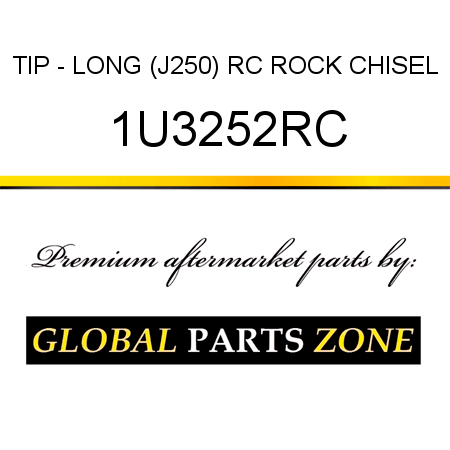 TIP - LONG (J250) RC ROCK CHISEL 1U3252RC
