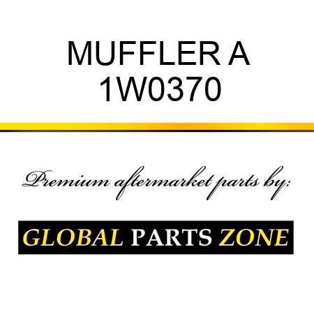 MUFFLER A 1W0370