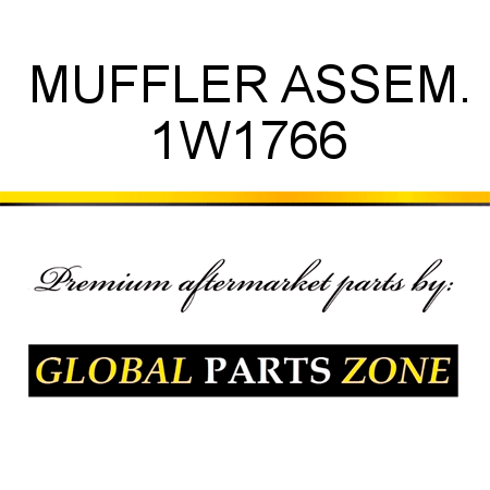 MUFFLER ASSEM. 1W1766