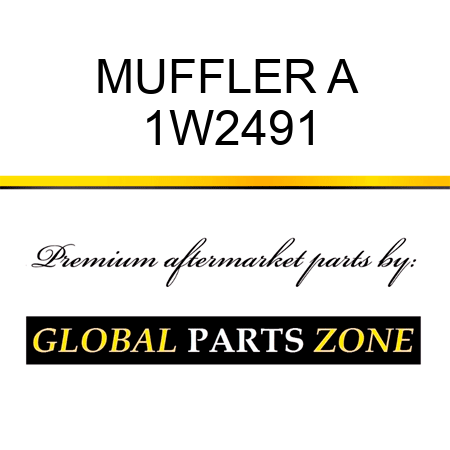 MUFFLER A 1W2491