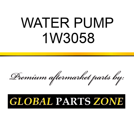 WATER PUMP 1W3058