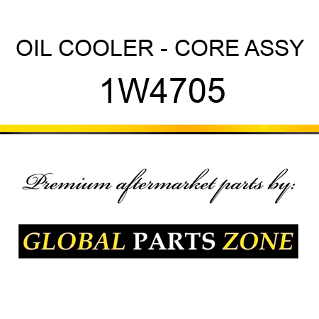 OIL COOLER - CORE ASSY 1W4705