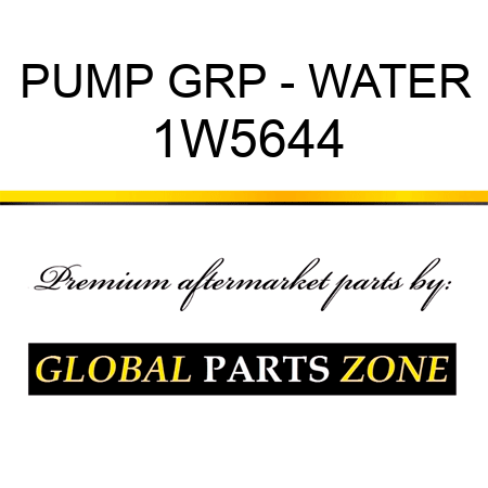 PUMP GRP - WATER 1W5644