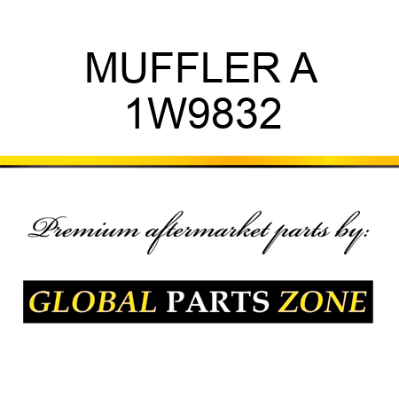 MUFFLER A 1W9832