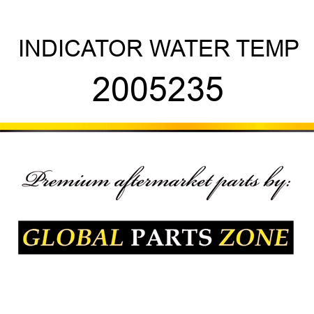 INDICATOR, WATER TEMP 2005235