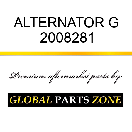 ALTERNATOR G 2008281
