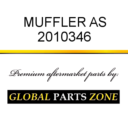 MUFFLER AS 2010346