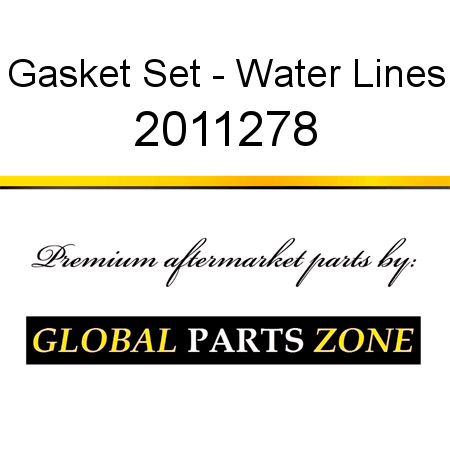 Gasket Set - Water Lines 2011278