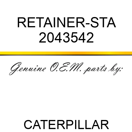RETAINER-STA 2043542