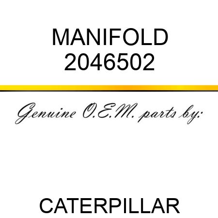 MANIFOLD 2046502