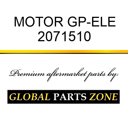 MOTOR GP-ELE 2071510