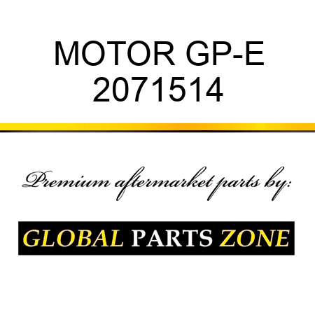 MOTOR GP-E 2071514