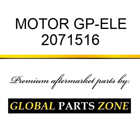 MOTOR GP-ELE 2071516