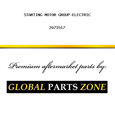 STARTING MOTOR GROUP-ELECTRIC 2071517