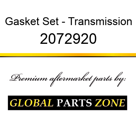 Gasket Set - Transmission 2072920