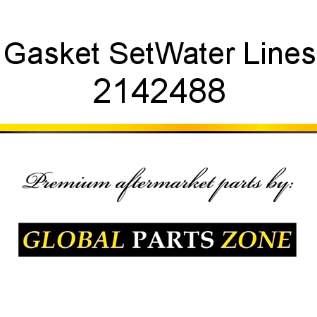 Gasket Set,Water Lines 2142488